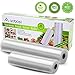 75Kpa Vacuum Sealer Machine, Automatic Food Vacuum Sealing Machine with Adjustable Pressure & Time Settings, Built-in Cutter and Bag Storage, 2 Bag Rolls & Accessory Hose