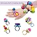 BESKIT 400 Pcs Pop Snap Beads Set - Girls Toddlers Kids Creative DIY Jewelry Kit Set