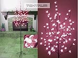 Tektrum 6.5' Tall/108 Pink LED Lighted Cherry Blossom Flower Tree for Christmas/Holiday/Party