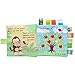 XILALU Baby toy, Lovely Animal Monkey Puzzle Cloth Book Baby Toy Cloth Development Books