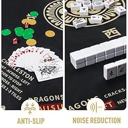 Mahjong Mat, 32.4×32.4 Inch Noise Reduction
