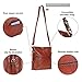 Banuce Trendy Full Grains Italian Hobo Bags for Women Leather Purses and Handbags Shoulder Bag with Convertible Strap Brown