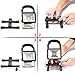 [15W 24LED] Spotlights Work Lights Outdoor Camping Lights, Built-in Rechargeable Lithium Batteries (with USB Ports to Charge Mobile Devices) (Black)