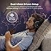 TaoTronics Wireless Headset Over Ear Headphones with Lightweight Memory Foam Ear Pads & Dual 40mm Drivers (3.5mm AUX, On Ear Controls, EQ Bass, 15 Hour Audio Playback)thumb 3