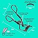 Vegan, Cruelty Free and Nickel Free. Professional Eyelash Curler with Refill Pads. Dramatic Lash look in Seconds! Works with False or Natural Eyelashes. Black. Satisfaction Guarantee! By PREEN KIT.