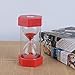 1 Minute Plastic Red Sand Timer Large Sandglass Hourglass Precise Sand Clock for Kids and Teens