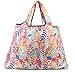 Tebery 6 Pack Reusable Grocery Bags Large Foldable Shopping Tote Bag Washable Heavy Duty Purse Shopping Bags