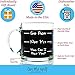 Go Away Funny Glass Coffee Mug 13 oz - Unique Christmas Gift For Men & Women, Him or Her - Best Office Cup & Birthday Present Idea For Mom, Dad, Husband, Wife, Boyfriend, Girlfriend or Coworkers