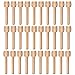 3 Inch Wooden Honey Dipper Sticks Mini Honey Dippers for Honey Jar Dispense Drizzle Honey, 24 Pcs