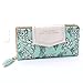 SeptCity Womens Wallet Floral Leather Western Bifold Clutch, 2028-GRN