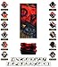 VANCROWN Headwear Wide Headbands Scarf Head Wrap Mask Neck Warmer (9PC.Painting Series.2)