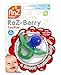 RaZbaby Soft Silicone Infant & Baby 3M+ Teether Toy Berrybumps Textured Teething Relief Pacifier - Soothes Sore Gums - Hands-Free & Easy-to-Hold Fruit-Shaped RaZberry Design, BPA Free – Blue