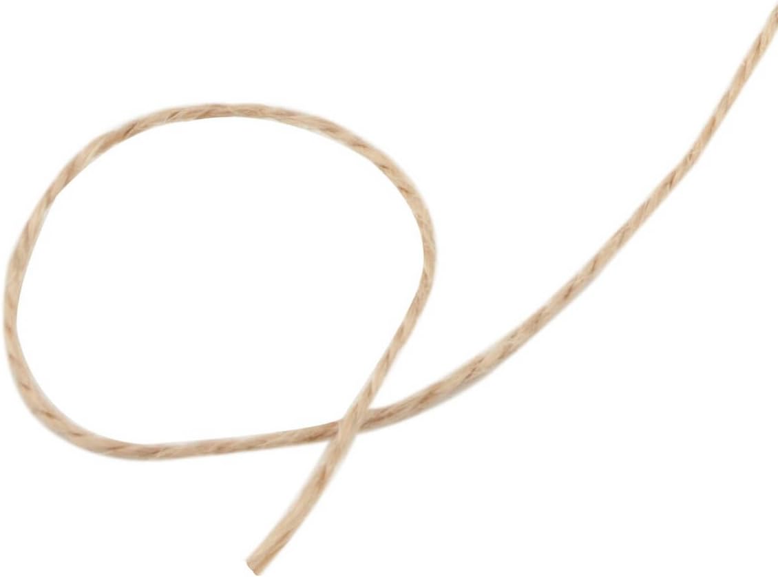 ILIKEEC Jute Twine 656 Feet Natural Arts Crafts Jute Rope Durable Packing String for Photos Gifts and Gardening Applications (2MM 328FT 2PCS) - Image 5