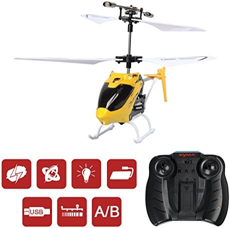 Original Syma W25 2 CH Mini RC Helicopter With Gyro Crash Resistant RC Drone by TIME4DEAL.