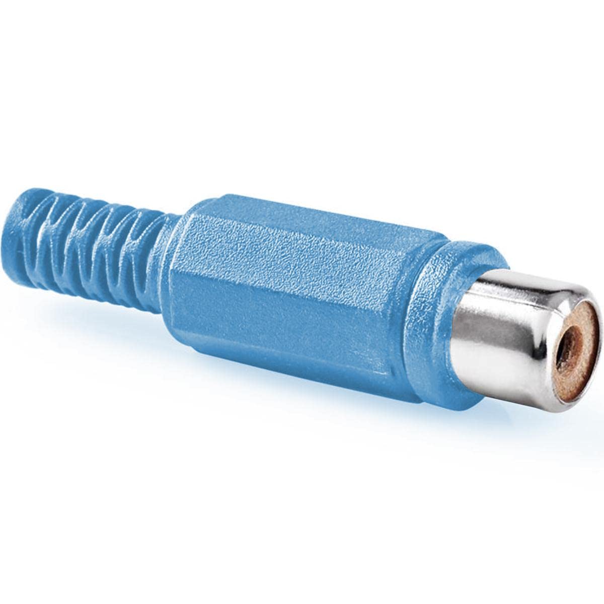 Velleman CA054BL Female RCA Plug Blue, Multi-Colour