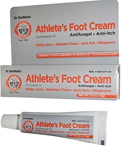 Dr. Sheffield’s Athlete’s Foot Cream 0.5oz. (Pack Of 6)