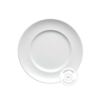 Thomas 10850-800001-28251 Set 6 Frühstücksteller Sunny Day Weiss