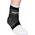 Zamst A1 Sports Ankle Brace with Adjustable Three Way Straps For Moderate (Grade II) Lateral Ankle Sprain-for Basketball, Volleyball, Football, Lacrose, Tennis, Pickleball-Black