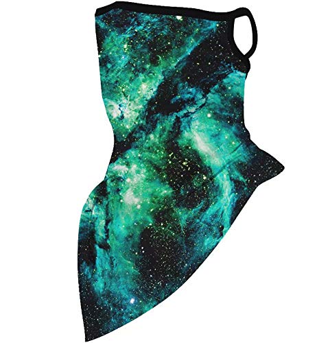 Headwear Bandana Face Mask with Ear Loops for Rave Neck Gaiter Face Mask Women Dust Wind,Tube Mask,Face Scarf