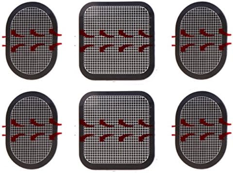 Gel Pads Replacement for All Flex Abdominal Belts Pro Go System 2 Sets of 6