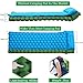 Sleeping Pad for Camping Backpacking, Thickened 3.7″ & Widened 27.5″ Ultralight Compact Camping Pad with Pillow Lightweight Air Mattress Inflatable Sleeping Mat for Hiking, Travelling, Bikingthumb 1