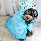 Aitey Dog Towel Microfiber Drying Pet Bath Towel Super Absorbent Dog Bathrobe