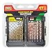 MIBRO 871490 Titanium Coated Extra Life Drill Bit and Super Masonry Drill Bit Set, 17 Pieces