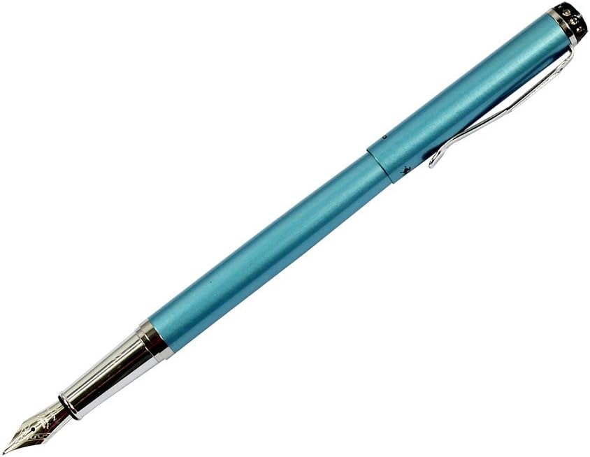 Ranvi 301 Fountain Pens Diversity Set Diamond Cap, 4 PCS, 4 Colors (Sky Blue, Pink, Blue, Gold), 1 count (Pack of 4) - Image 5
