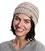 Tough Headwear Womens Winter Hat - Warm Chunky Cable Knit Beanies - Winter Beanie Hats for Women Cold Weather - Beanies Women