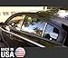 Made in USA! Compatible with 2011-2017 Dodge Charger 6PC Stainless Steel Chrome Pillar Post Trim