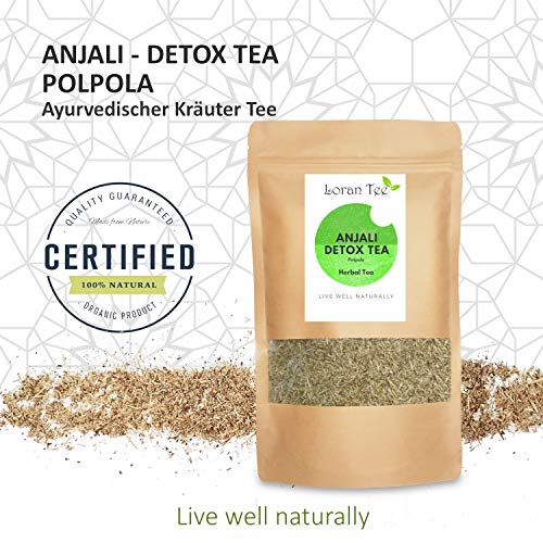 LORAN - Detox Set, Anjali Polpola Kräutertee, lose 100g, Teeflasche mit Sieb to go Teamaker 500 ml, Doppelwandig… – Bild 4