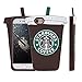 iPhone 7 Case, MC Fashion 3D Starbucks Coffee Cup Super Cute Silicone Case Cover for Apple iPhone 7 (2016) Release (Coffee Cup-Brown)