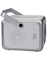 Jensen CD 555 Edición Limitada Sistema de Música Bluetooth Portátil con Reproductor de CD + CD R RW & Radio FM con Aux in & Auricular Jack Line In ... Valor no encontrado Plateado