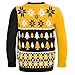 FOCO NFL Pittsburgh Steelers BUSY BLOCK Ugly Sweater, X-Large