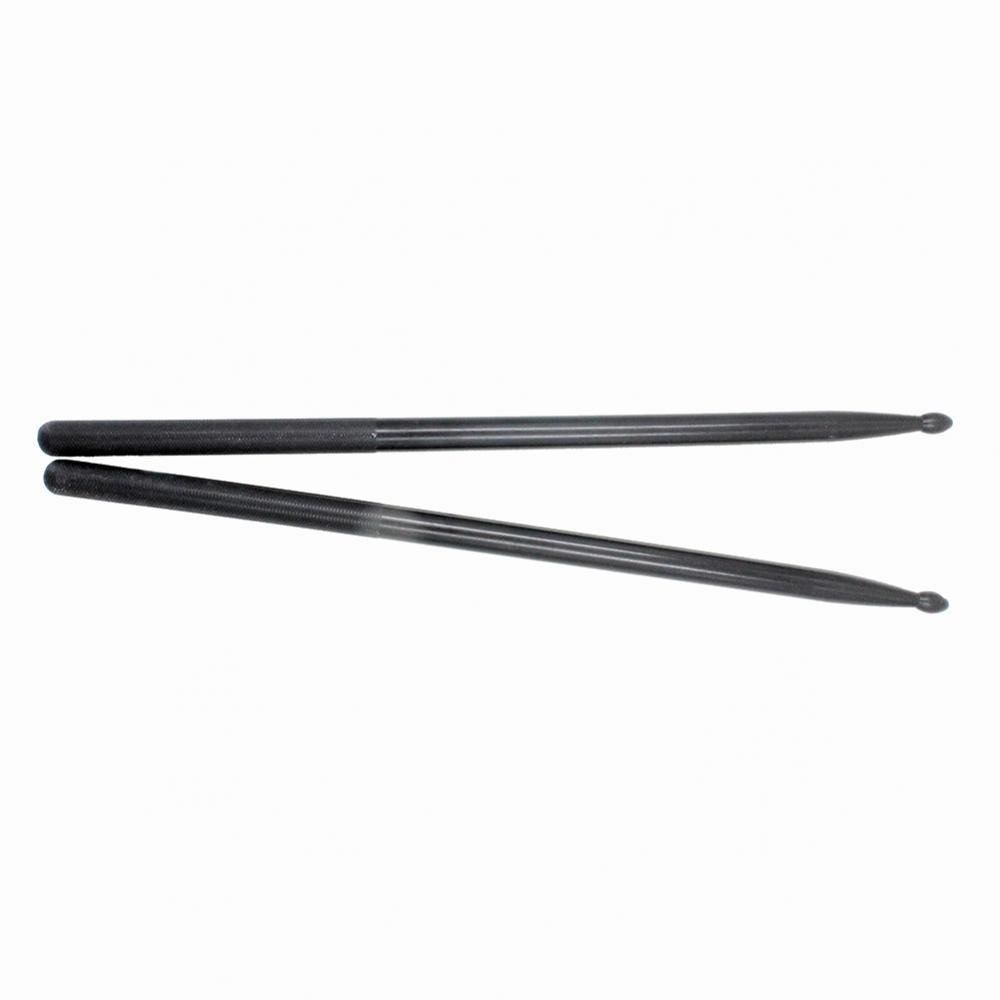 1 Pair Drumsticks, Nylon Drop-Shaped Drumsticks Drum Sticks Set Musical Instruments Percussion Accessory Parts(Black)