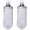 AONIJIE 2 Pcs Sports Collapsible BPA Free- TPU Soft Drink Water Kettle Foldable Flask Energy Gel Salt Pill Water Bottle (170ml Soft kettle-2pcs)