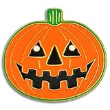 PinMart Halloween Pumpkin Jack-O'-Lantern Holiday Lapel Pin 1