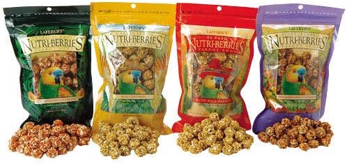LAFEBER'S Nutri-Berries - Parrot Variety Pack, 3 lbs Each (4)