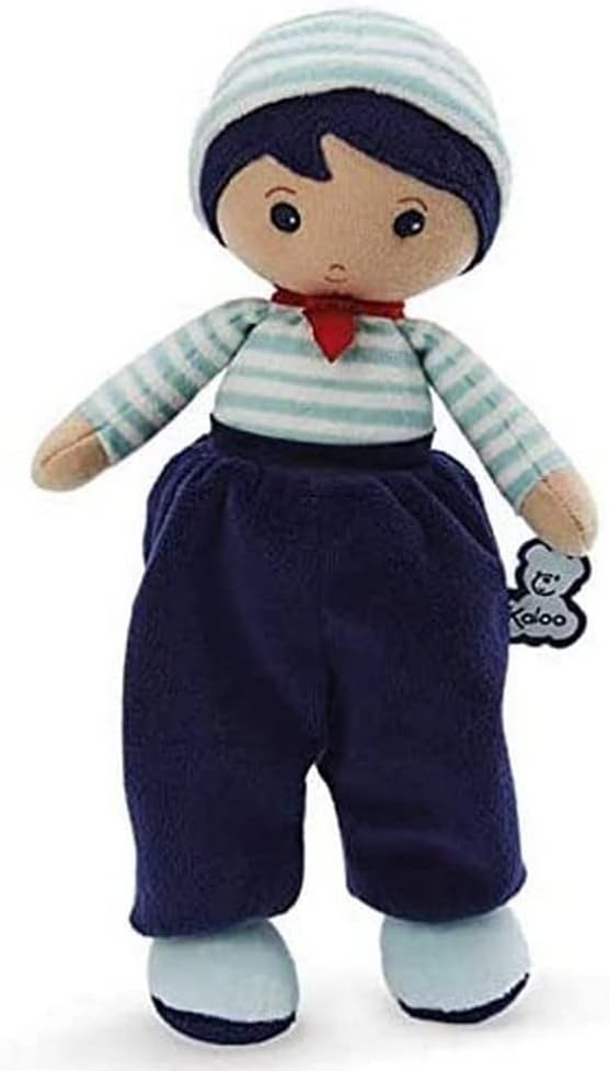 Kaloo Tendresse Fabric Doll Lucas K 25cm Soft Child Companion Green Water Scarf
