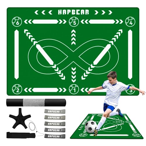 Geld sparen leicht gemacht: Aktuell kostet HAPBEAR Fussball Matte 90×60 cm –... attraktive 19,98€. Jetzt zuschlagen!