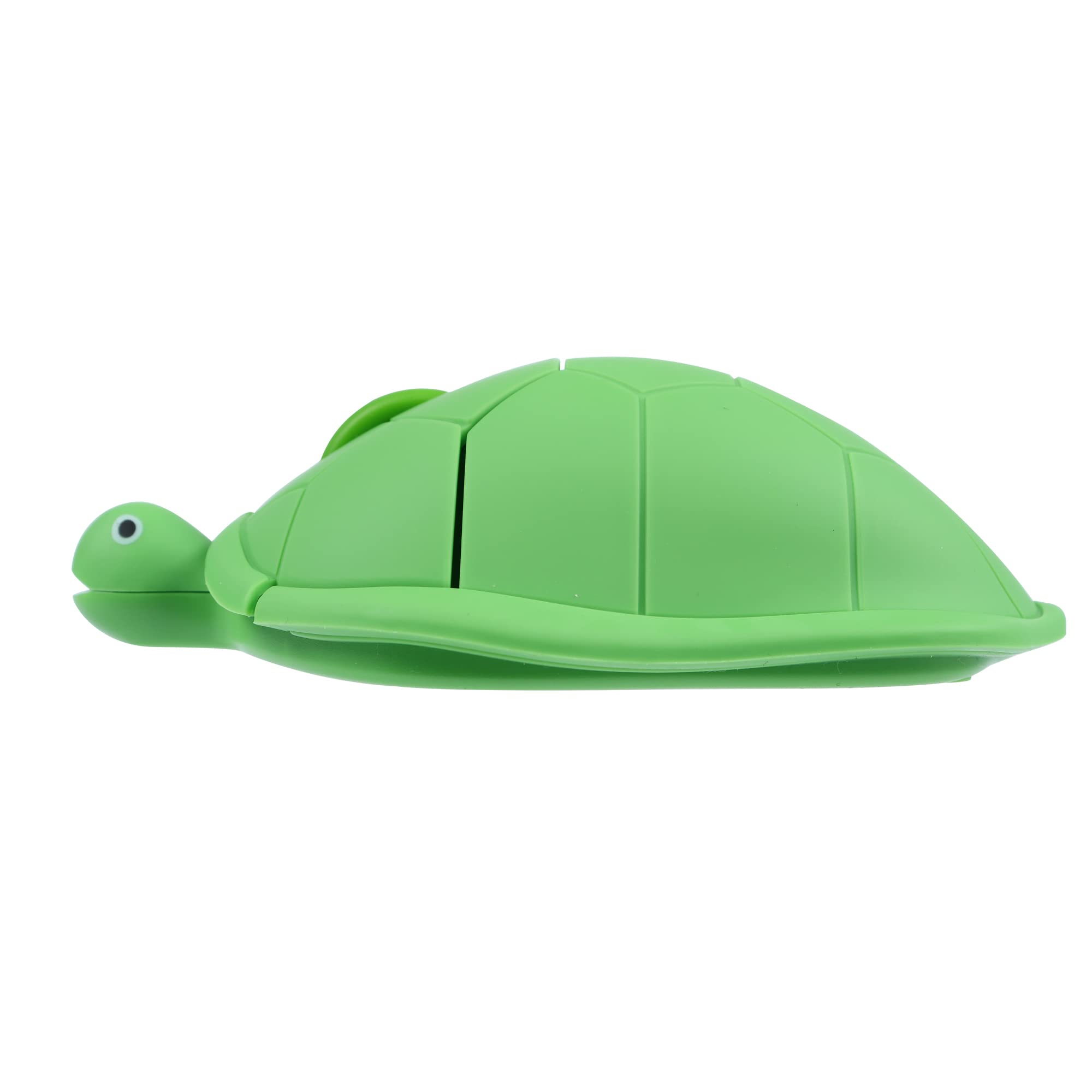 elec Space Wireless Turtle-Shaped Mouse, 2.4G Optical Computer Mouse, 3 Buttons, 12 x 7.7 cm (Mint Green)