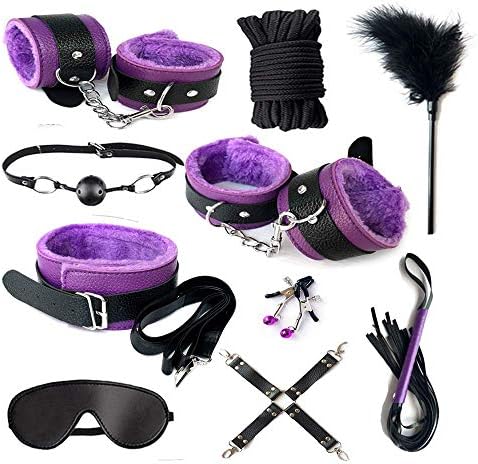 Mokeua Leather Set Adjustable with Soft Plush for Her and You