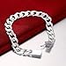 Minkang Fashion Jewelry 925 Solid Silver Chain Bracelet