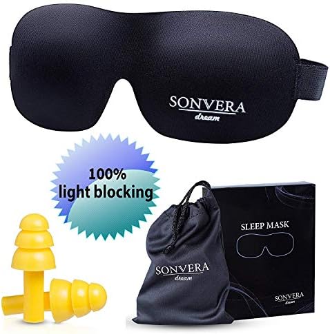 Eye Cover | Eye Mask for Sleeping | Sleeping Masks for Women | Night Sleep Mask Eye Covers for Sleeping | Sleep Travel Eye Mask for Women | Blackout Blindfold Eye Night Mask Sleeping Eye Cover Relax