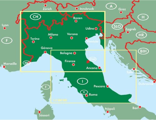 Michelin Italy Central Map 563 MapsRegional Michelin