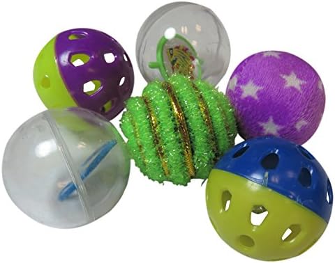 Billy Cat Interactive 6-Ball Toy Set