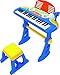 CHILDRENS TOY ELECTRONIC KEYBOARD With 37 Keys (BLUE)