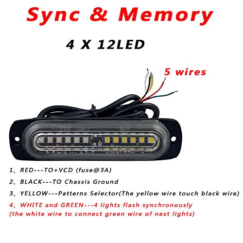 1 Surface+Flashing+Vehicle+Light+Head+Emergency