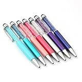 Pack of 20 Personalized 2 in 1 Gift Ballpoint Pens, Slim Capacitive Stylus & Black Ink Pens for iPhone 7, iPad, Tablets and other Touch Screen Devices, Engraved FREE (Mixed colors)