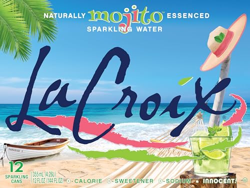 LACROIX SPARKLING WATER, MOJITO, 12 FL OZ (PACK OF 12)
